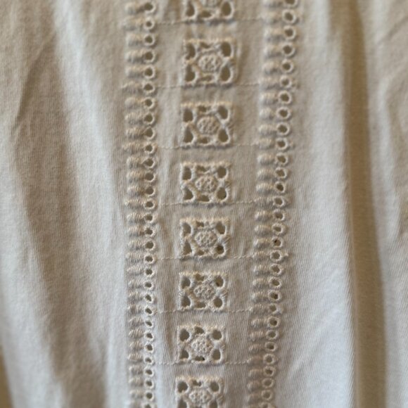 J. Jill Eyelet Tank Top with Split Back - Picture 4 of 4